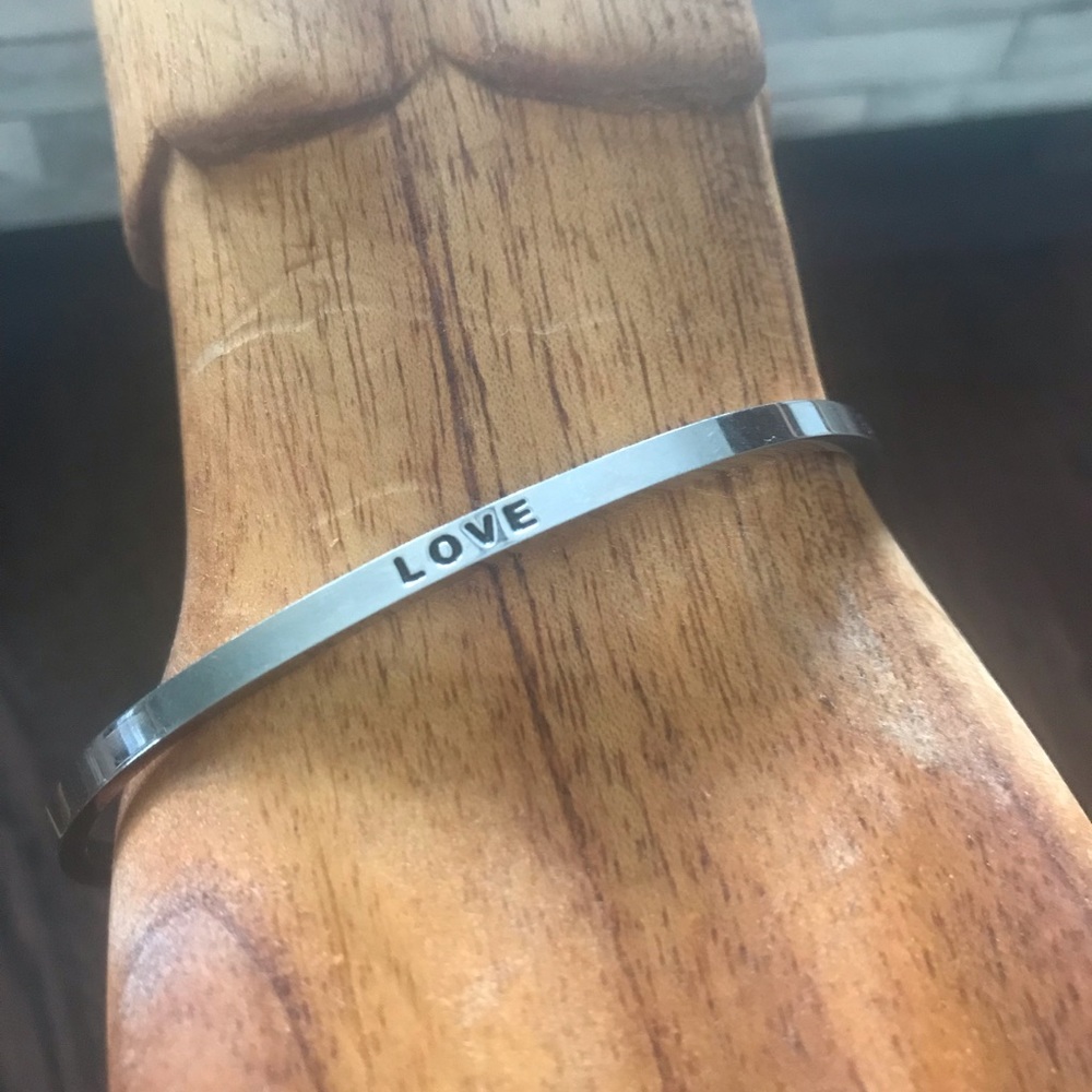 Stainless cuff bracelet LOVE